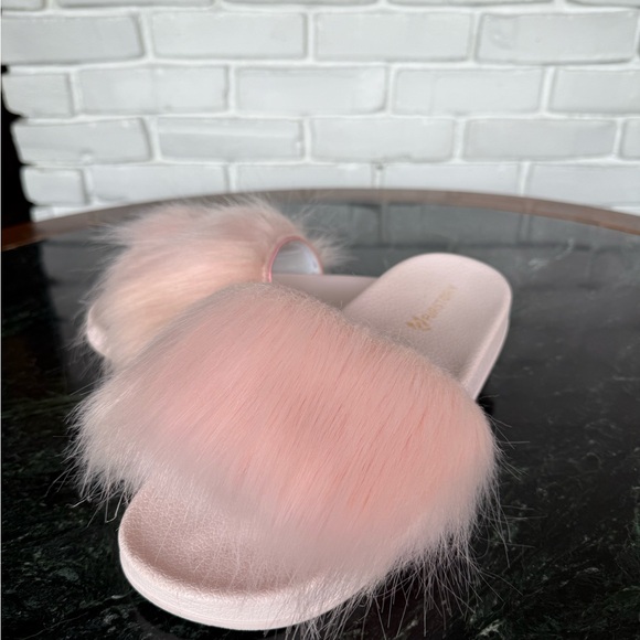 FUR STORY Fur Flip flop/slipper/sandal - Picture 3 of 7